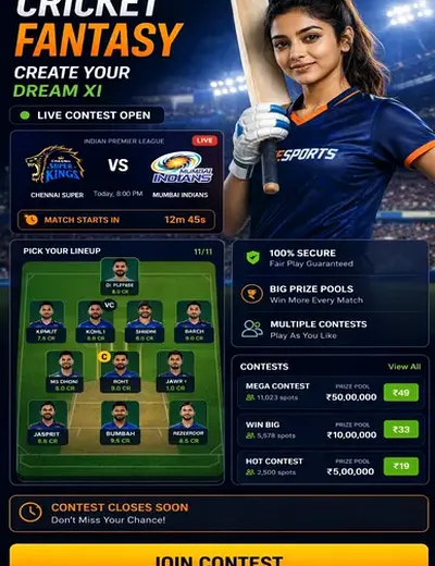 Hero11 (hero11) fantasy cricket & matchday visual 3